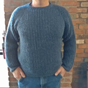 Raglan Fisherman's Knit Sweater